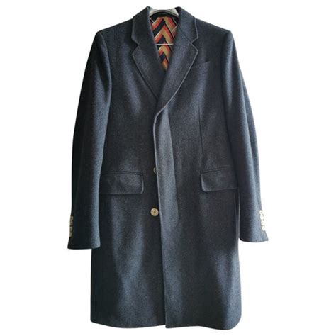 Wool coat Gucci Anthracite size 42 IT in Wool 